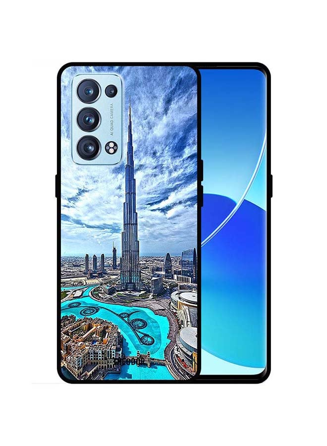 Theodor Protective Case Cover For Oppo Reno 6 Pro 5G Burj Khalifa In Day - Image 1