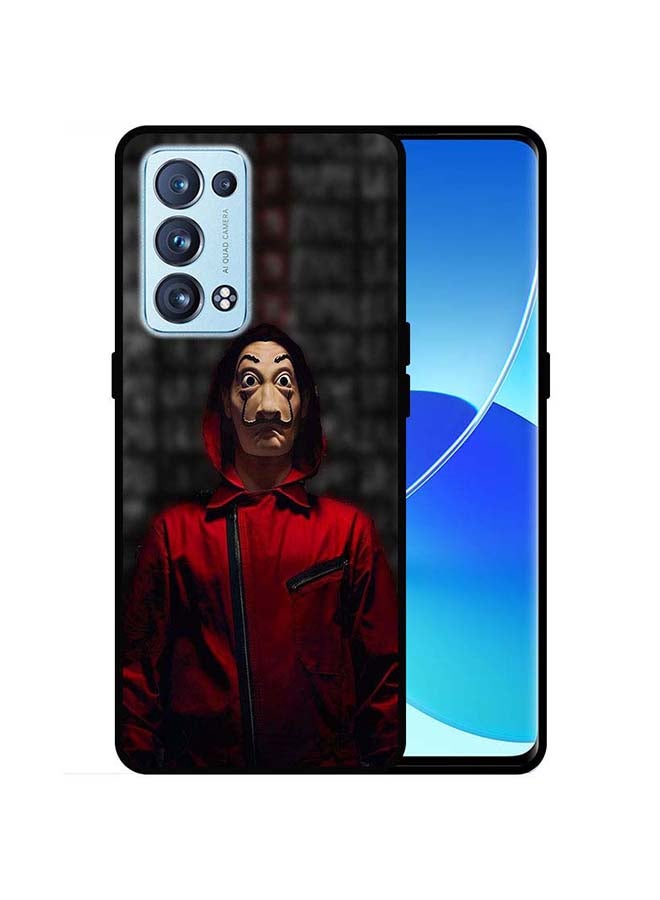 Theodor Protective Case Cover For Oppo Reno 6 Pro 5G Money Heist Clown - Image 1