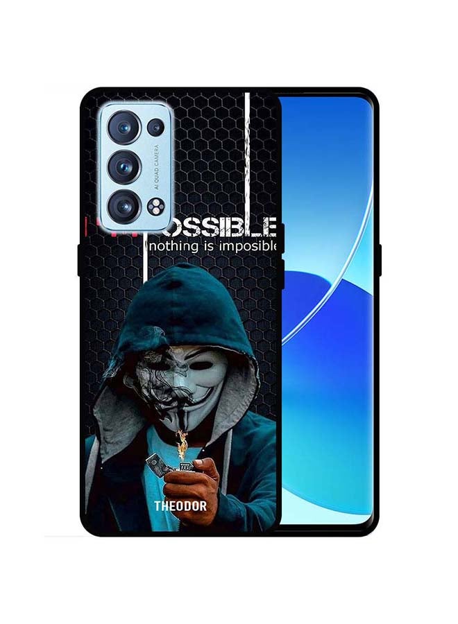 Theodor Protective Case Cover For Oppo Reno 6 Pro 5G Nothing Is Impossible - Image 1