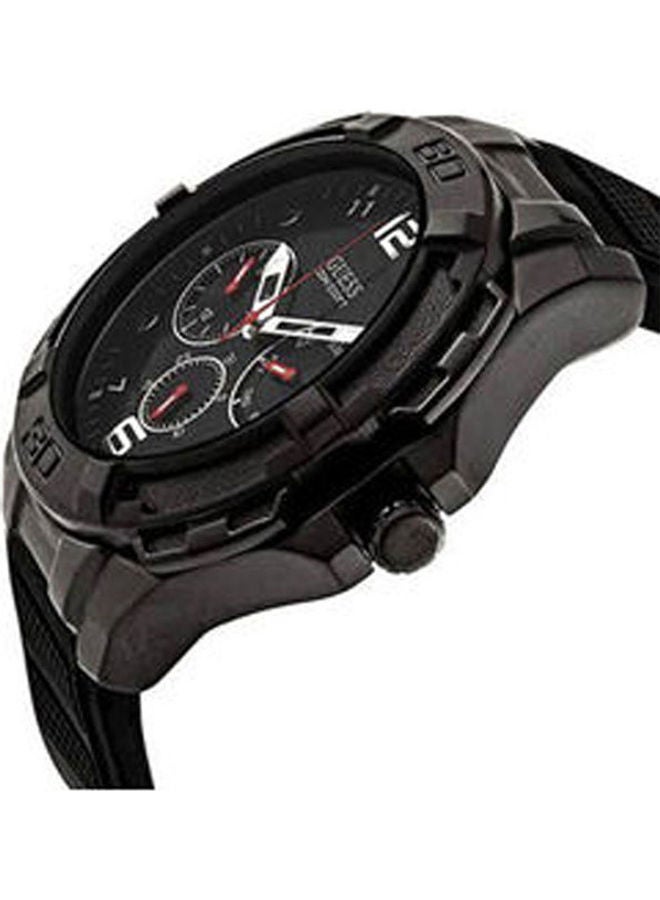 جس ساعة يد بعقارب وسوار من المطاط طراز W1254G2 مع ساعة بعقارب وسوار من الستانلس ستيل للنساء طراز 1502464 للرجال - Image 2