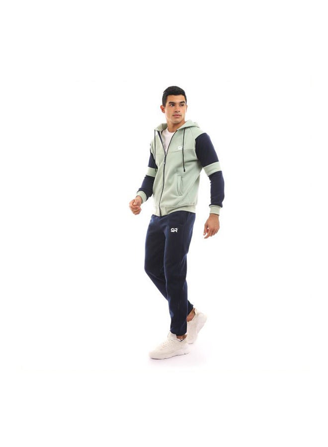 Caesar - Colour Blocked Hooded Neck Long Sleeve Tracksuit Sets Multicolour - Image 1