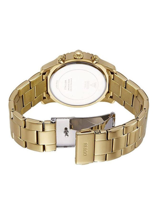 GUESS Women's Stone Studded Analog Watch W0774L2 With Silicone Chronograph Watch 1791349 Set - Image 2