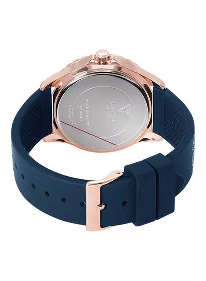 جس ساعة يد بعقارب مقاومة للماء بسوار من السيليكون طراز W1096L4 طراز 1791468 للنساء - Image 2