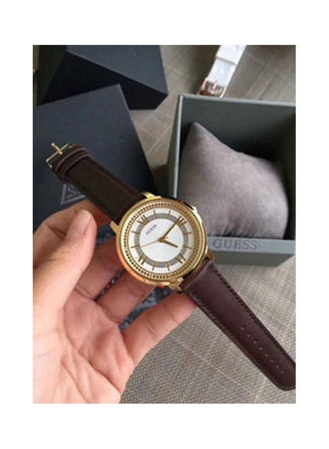 GUESS Women's Analog Quartz Watch W0934L3 With Stainless Steel Chronograph Watch 1791398 Set - Image 3