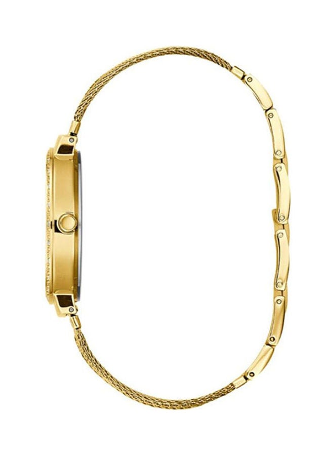 جس ساعة يد بعقارب وسوار من الستانلس ستيل طراز W1083L2 مع ساعة يد بعقارب وسوار من الاستانلس ستيل طراز 1781908 للنساء - Image 3