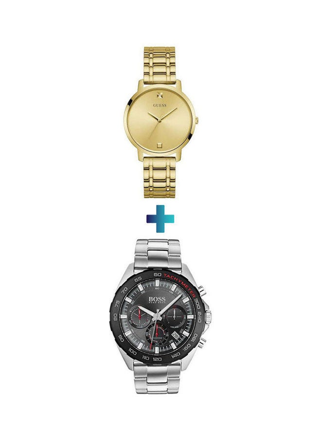 GUESS Women's Stainless Steel Analog Watch W1313L2 With  Stainless Steel Analog Watch 1513680 - Image 1