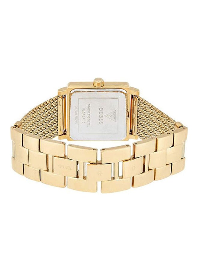 جس - ساعة يد بعقارب وسوار من الذهب طراز W0826L2 مع ساعة جرانت كرونوغراف بعقارب طراز FS5061 للنساء - Image 1