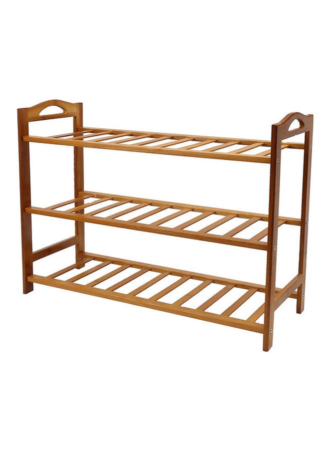 DRAMA HOME 3-Tier Shoe Rack Organizer Beige 50x66x20cm  - Image 1