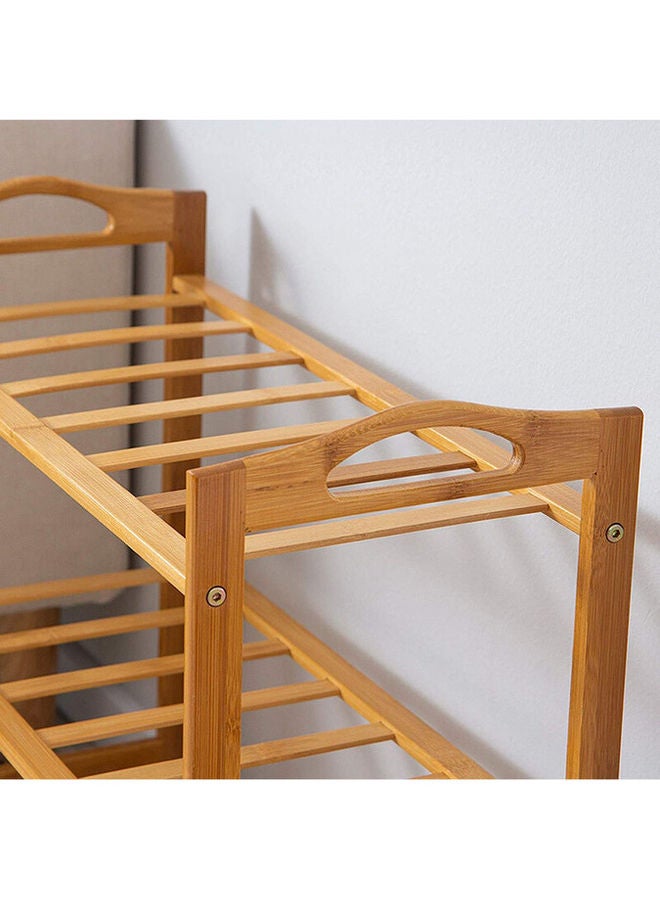 DRAMA HOME 3-Tier Shoe Rack Organizer Beige 50x66x20cm  - Image 3