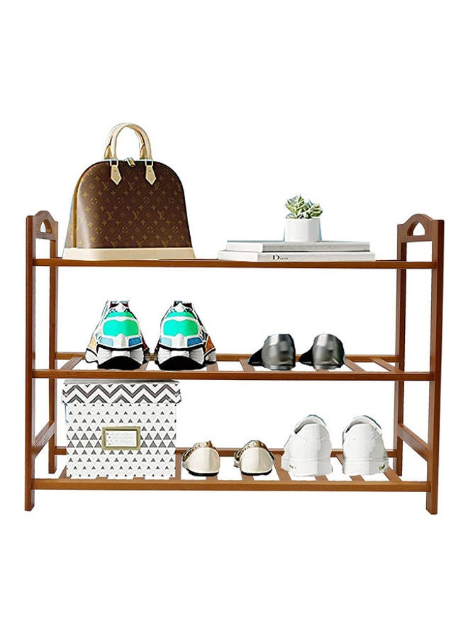 DRAMA HOME 3-Tier Shoe Rack Organizer Beige 50x66x20cm  - Image 2