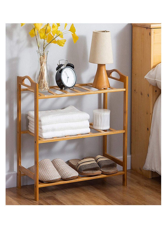 DRAMA HOME 3-Tier Shoe Rack Organizer Beige 50x66x20cm  - Image 4