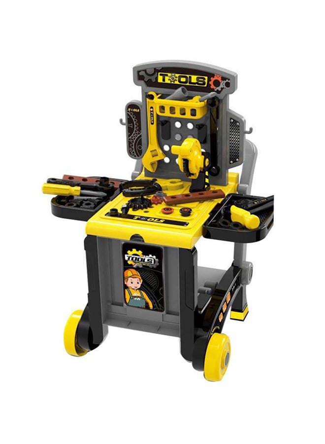 3-In-1 Portable Lightweight Compact Pretend Deluxe Tool Luggage Set For Kids - Image 2