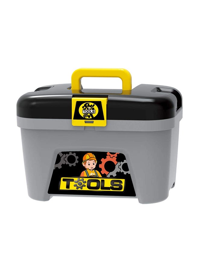 3-In-1 Portable Lightweight Compact Pretend Deluxe Tool Luggage Set For Kids - Image 3