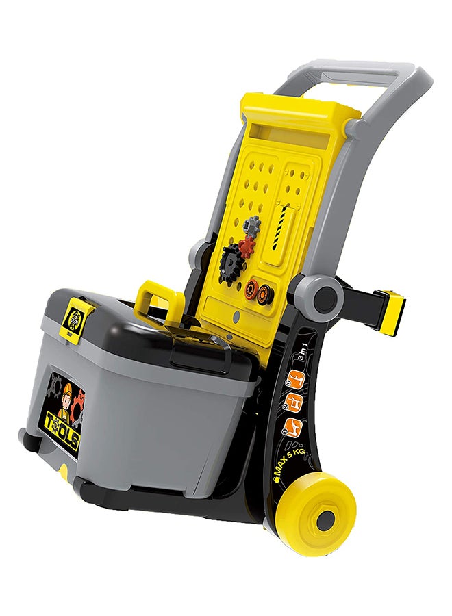 3-In-1 Portable Lightweight Compact Pretend Deluxe Tool Luggage Set For Kids - Image 5