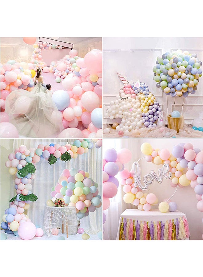 100-Piece Macaron Balloon Set Durable Sturdy Authentic And Attractive For Decoration cminch - Image 2
