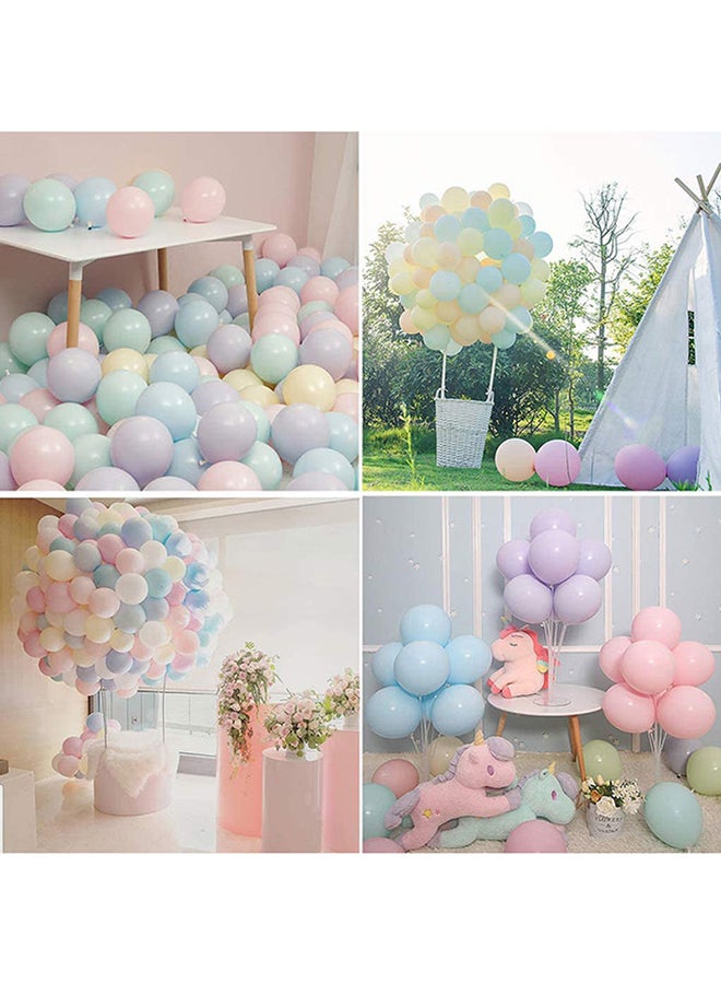 100-Piece Macaron Balloon Set Durable Sturdy Authentic And Attractive For Decoration cminch - Image 3