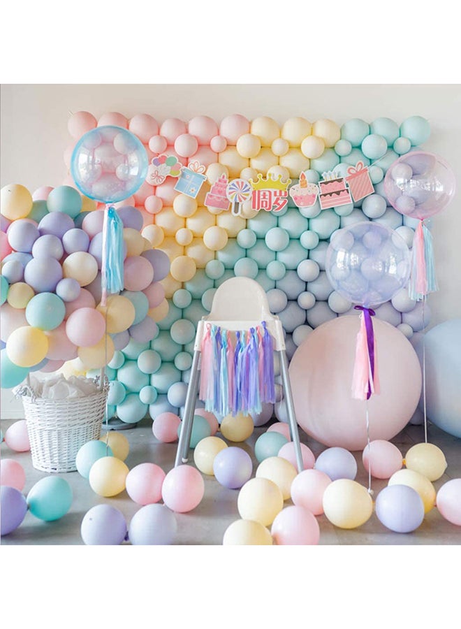 100-Piece Macaron Balloon Set Durable Sturdy Authentic And Attractive For Decoration cminch - Image 4