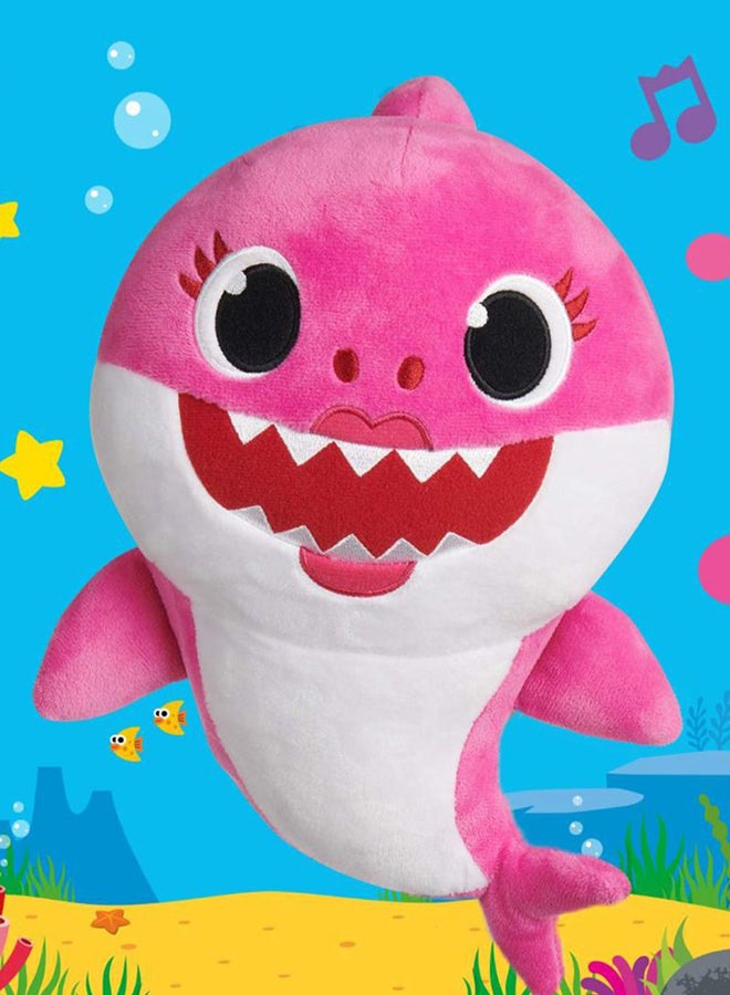 Cute Beautiful Cartoon Shark Music Plush Soft Cuddling Toy Durable Authentic 6.9x8.3x11inch - v1636639395/N24949546A_4