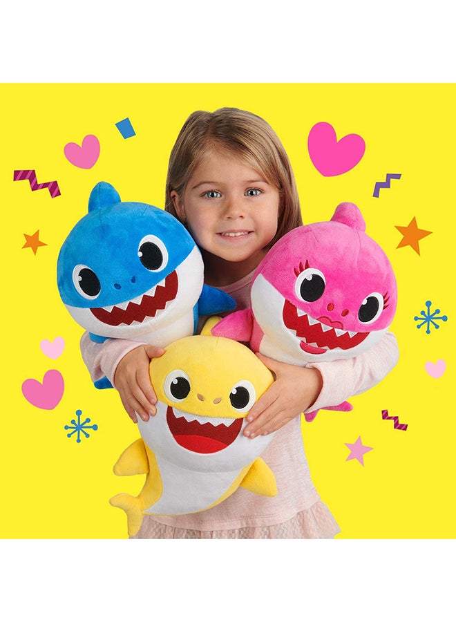 Cute Beautiful Cartoon Shark Music Plush Soft Cuddling Toy Durable Authentic 6.9x8.3x11inch - v1636639396/N24949546A_6