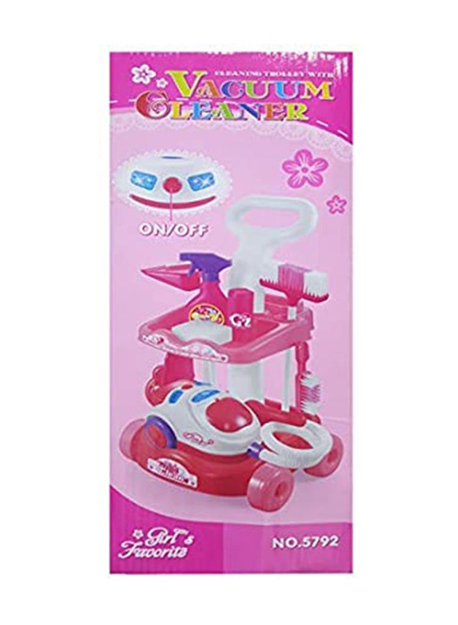 Beauenty Realistic Portable Lightweight Compact Vacuum Cleaner House Cleaning Toy Set 49.8x36.4x15.2cm - Image 1