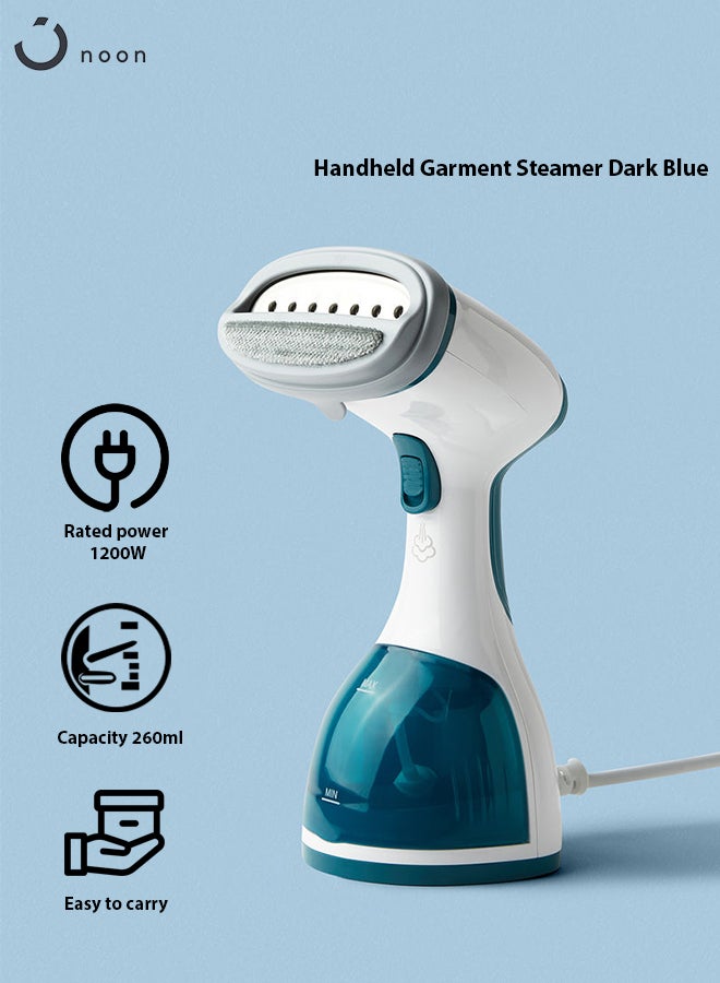 Noon East - Handheld garment_steamer 0.26 L with Instant Heating and Power Indicator 1200 W Dark Blue - Image 1