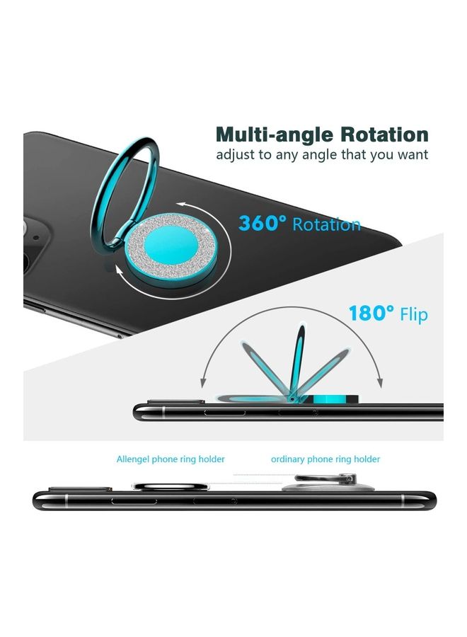 روك بو Metal Finger Kickstand Holder For Smartphone Blue - Image 4