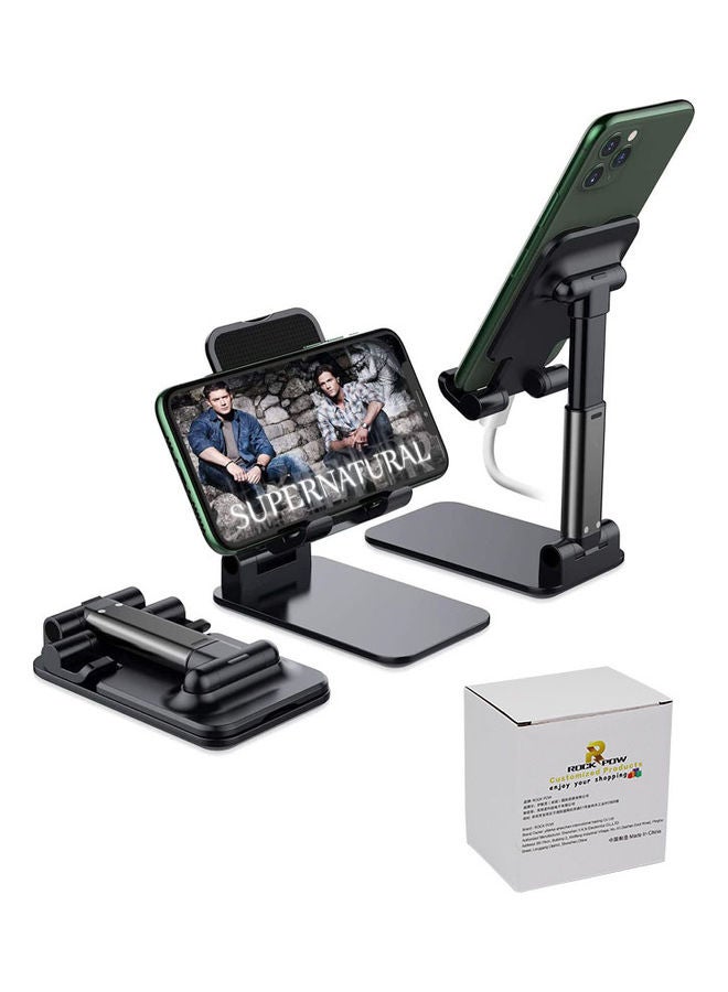 Rock Pow Angle Height Adjustable Cell Phone Stand black - Image 1