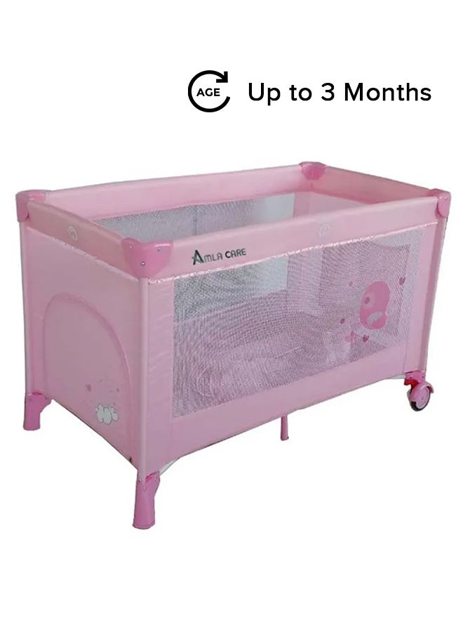 AMLA - Comfortable Breathable Soft Cushioned Smooth Run Easy Assembled Safe Baby Bed Up to 3 Months - Image 1