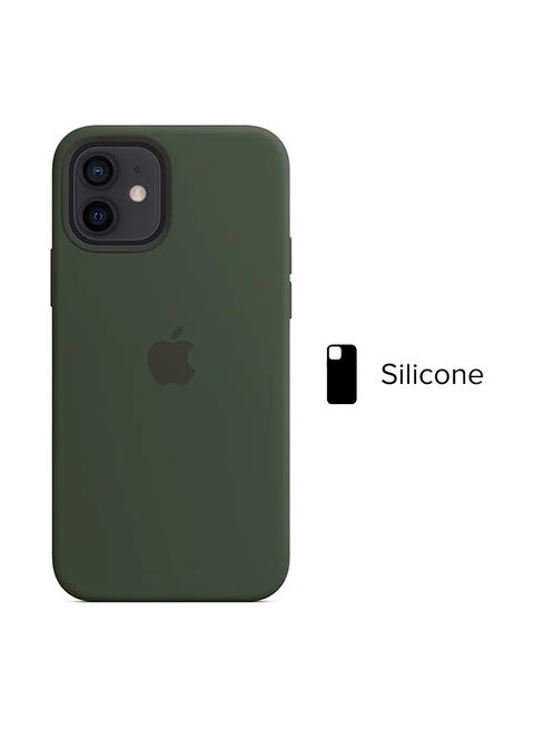 iPhone 12 | 12 Pro Silicone Case with MagSafe Cypress Green