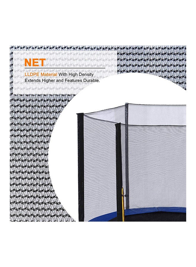 JSAITOYS Trampoline 8 Feet Round  Fitness Gymnastic Outdoor Trampoline 244X244X210cm - Image 3