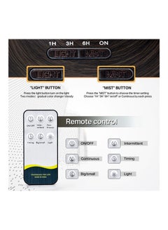 Arabest Ultrasonic Grain Aromatherapy Humidifier PSWZ274 Black  - Image 2