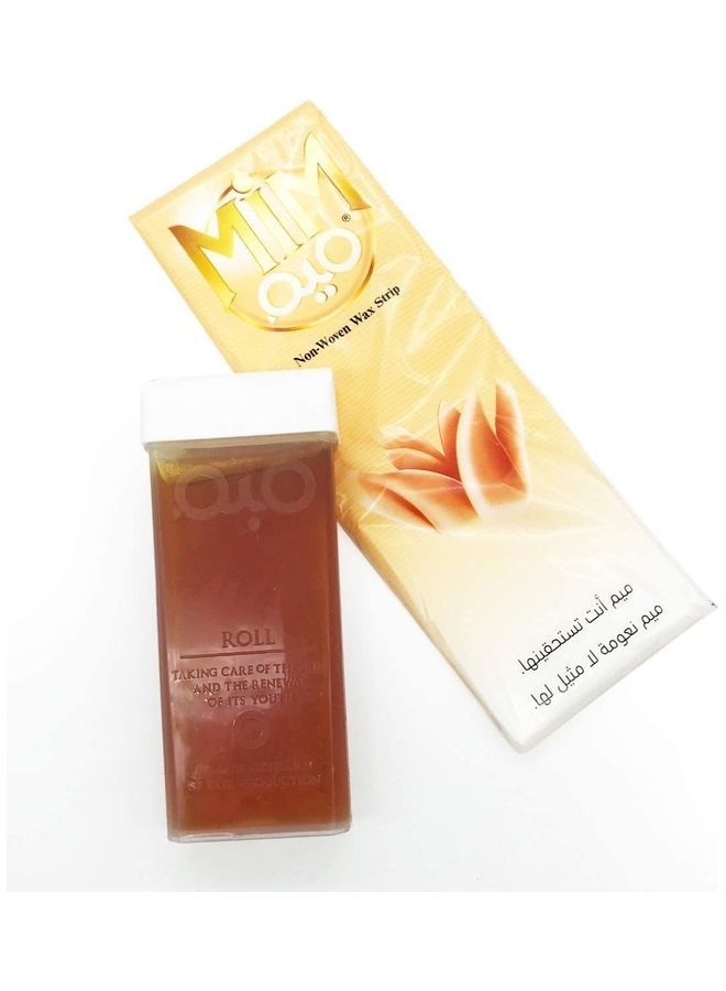 MIM Original Hair Removal Wax Roll Honey 135grams  - Image 1