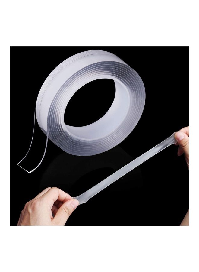 Multipurpose Washable Double Sided Adhesive Nano Tape Clear - Image 3