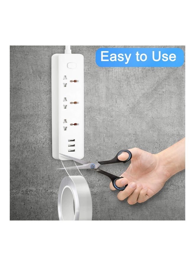 Multipurpose Washable Double Sided Adhesive Nano Tape Clear - Image 4