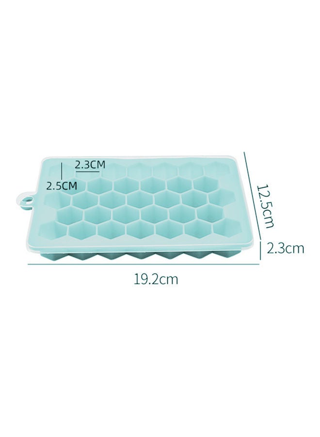 2-Piece Ice Tray Mold With Removable Lid Sky Blue 19.2x12.5x2.3cm - v1636712370/N51827506A_2