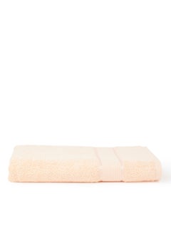 Terry Dyed Bath Towel With Viscose Border Peach 80x160cm