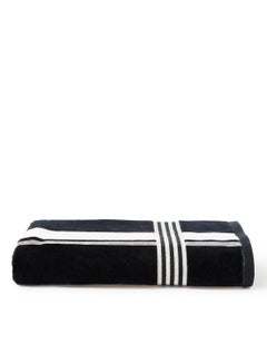 Towel Yarn Dyed Multi Color Stripe Bath  Black 70x140cm Black 70x140cm - v1636715916/N51220005A_1