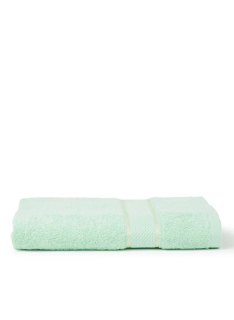 Towel Terry Dyed Bath  With Viscose Border Green 70x140cm Green 70x140cm - v1636715937/N51257574A_1