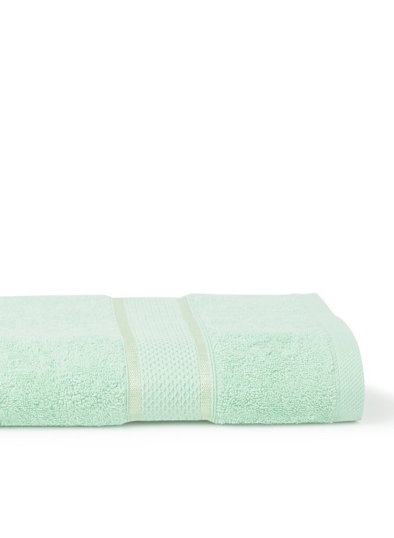 Towel Terry Dyed Bath  With Viscose Border Green 70x140cm Green 70x140cm - v1636715937/N51257574A_3