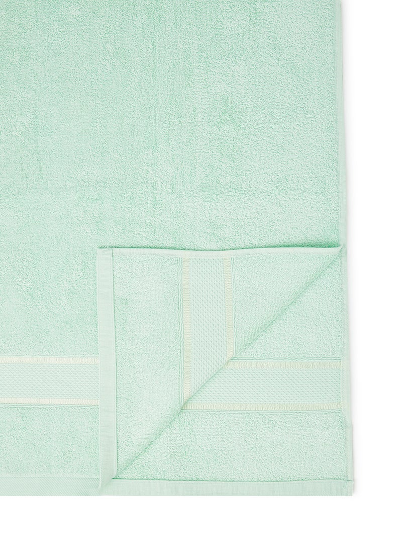 Towel Terry Dyed Bath  With Viscose Border Green 70x140cm Green 70x140cm - v1636715938/N51257574A_4