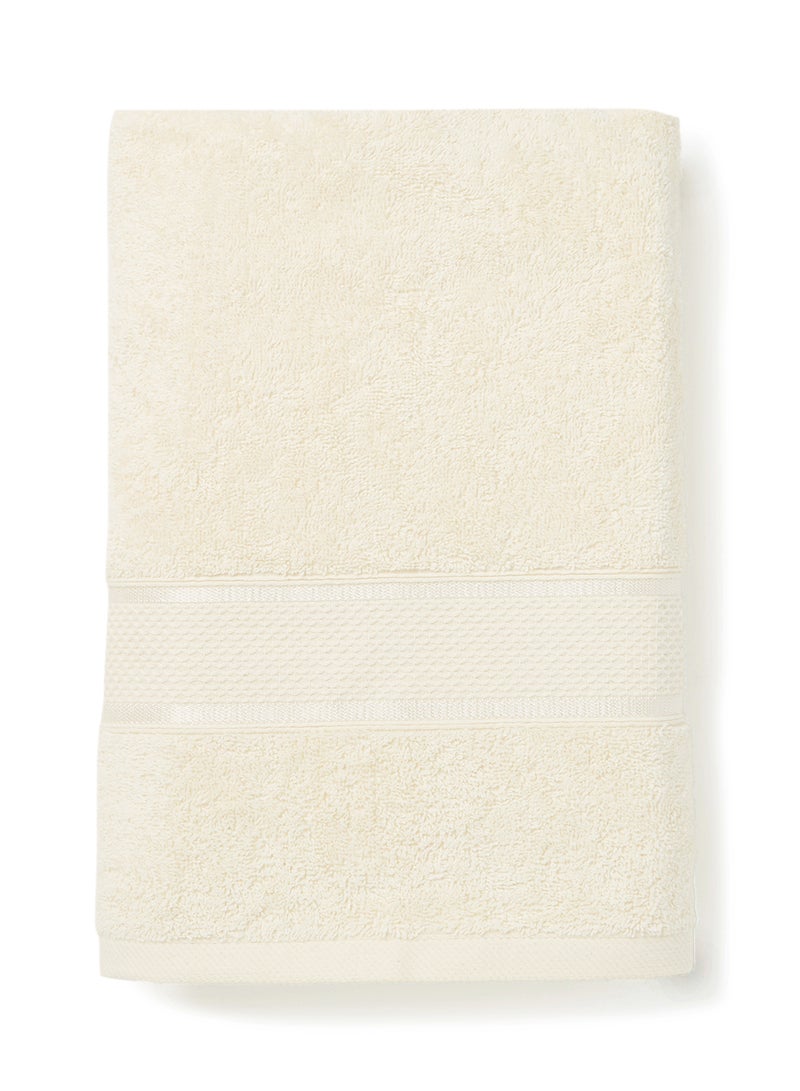 وايت روز منشفة حمام من القطن كريمي 80x160سم - Image 2