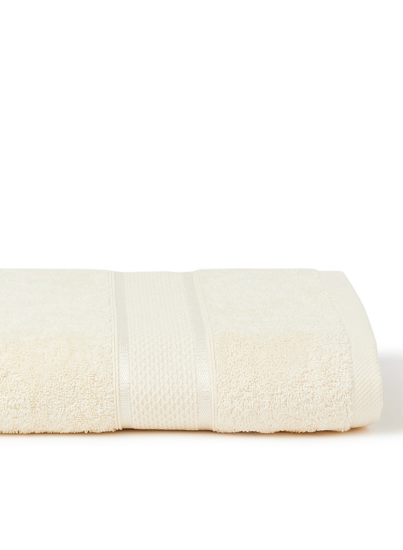 وايت روز منشفة حمام من القطن كريمي 80x160سم - Image 3