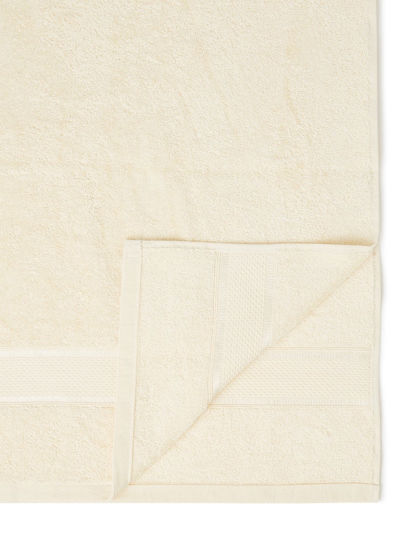 وايت روز منشفة حمام من القطن كريمي 80x160سم - Image 4