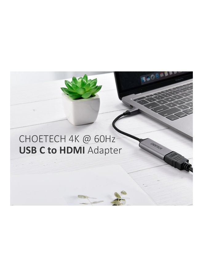 تشوتيك محول محوري من USB C إلى HDMI رمادي - Image 2