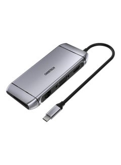 CHOETECH HUB USB C to 9 Ports Grey  - Image 1