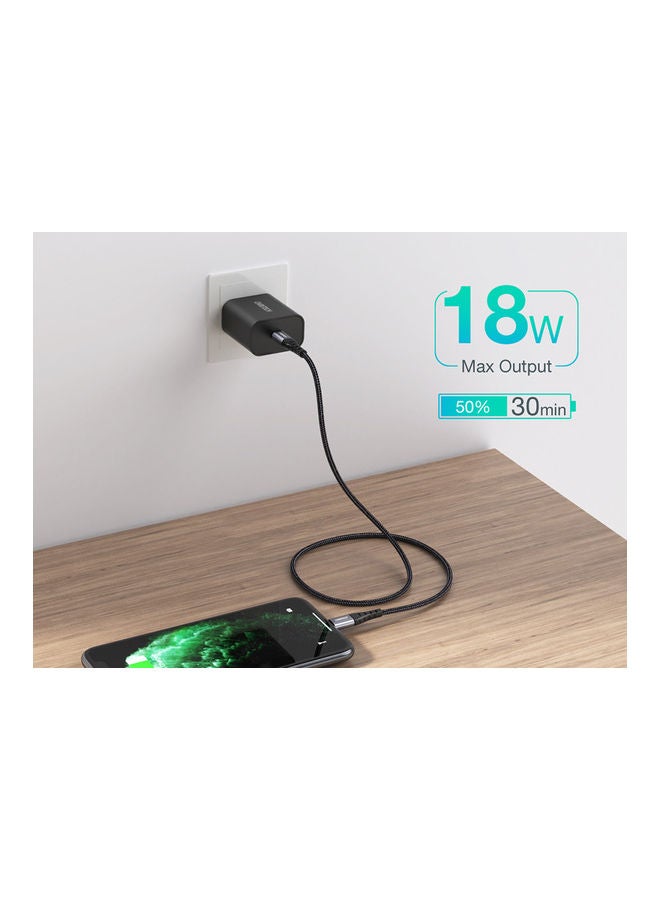CHOETECH 1.2-Meter USB C To Lightning MFI Cable Black  - Image 3