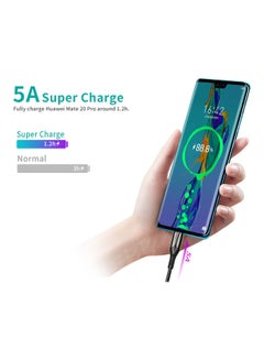 CHOETECH 1.2-Meter USB A To C Cable Black  - Image 2
