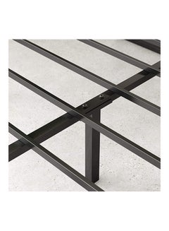 PanaX 10 Inch Metal Platform Bed Frame with Steel Slat Support and Mattress Foundation Black 79.5 x 75.5 x 10inch  - Image 3