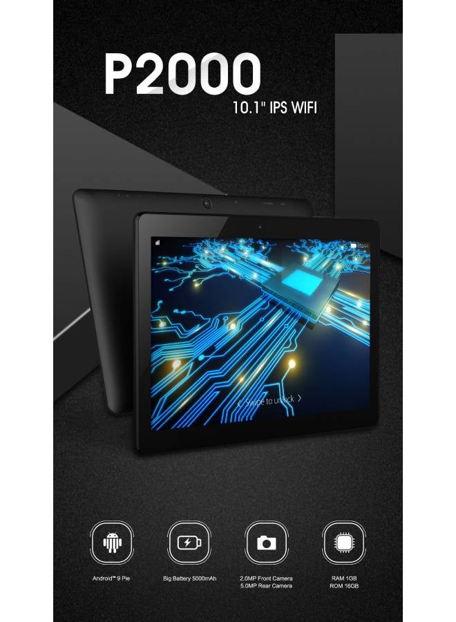 G-Tab - P2000 Tablet 10,1 inch, 16GB Memory, 1GB RAM, WiFi, 3G, Blue With Bluetooth Keyboard Case - Image 1
