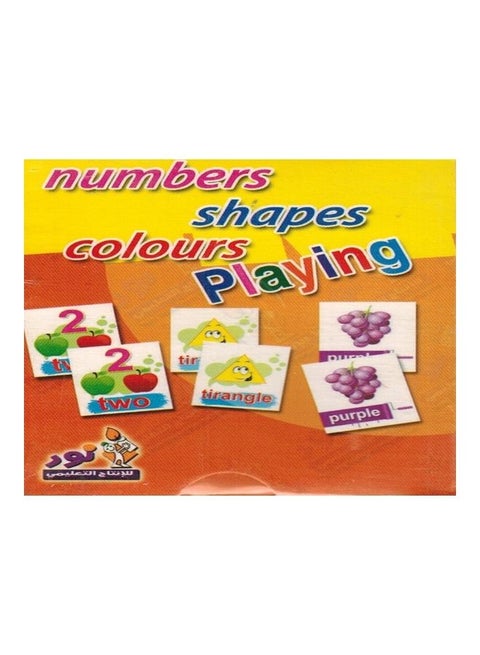 Numbers Shapes Colours Playing 8cm